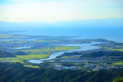 伊勢志摩スカイラインの写真「勘吉台から眺める伊勢湾」