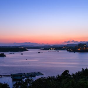 西山慕情ヶ丘の写真「日が沈みきったあとの光景」