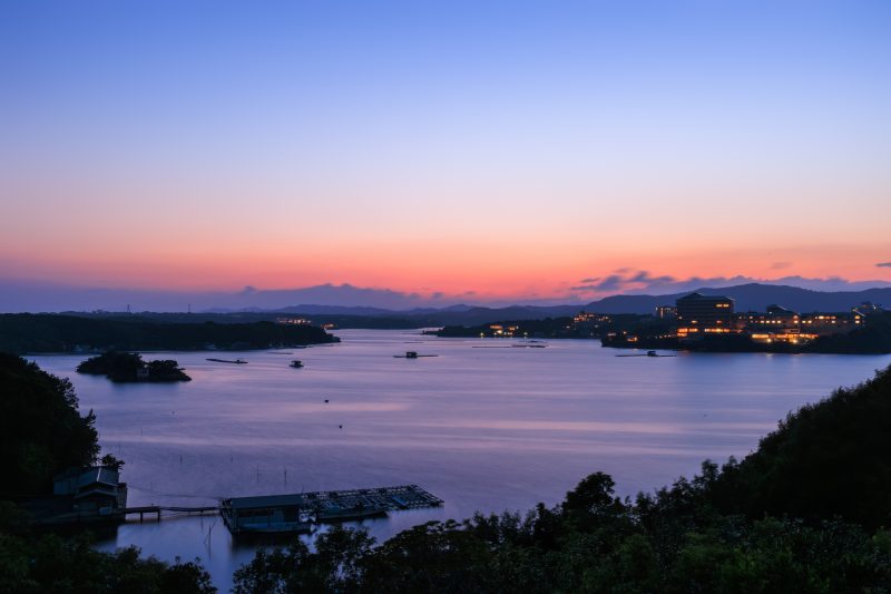 日が沈みきったあとの光景