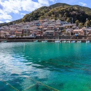 無料スマホ壁紙 漁港近くにある船を引き上げる船台。AndroidとiPhoneに対応した4K高画質の無料待ち受け画像。三重県尾鷲市の古江町で撮影したフリー写真素材