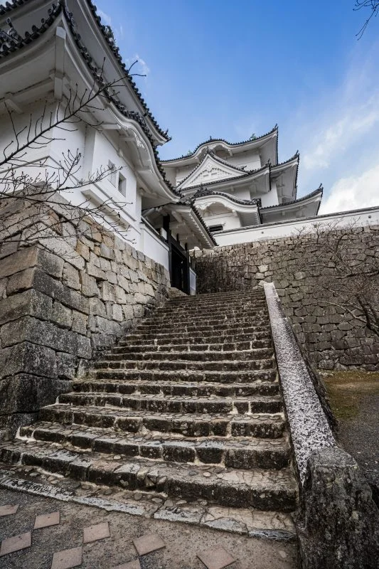 無料スマホ壁紙 伊賀上野城の入り口。AndroidとiPhoneに対応した4K高画質の無料待ち受け画像。三重県伊賀市の伊賀上野城で撮影したフリー写真素材