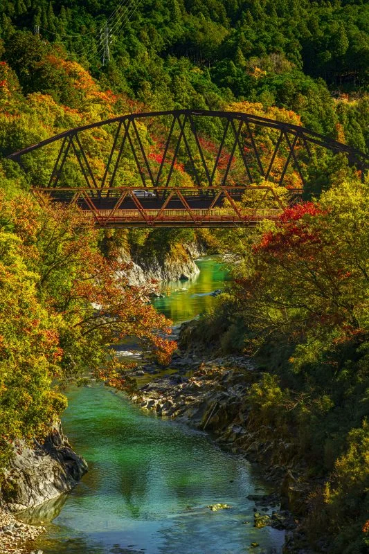 無料スマホ壁紙 香肌峡の紅葉。AndroidとiPhoneに対応した4K高画質の無料待ち受け画像。三重県松阪市の香肌峡で撮影したフリー写真素材