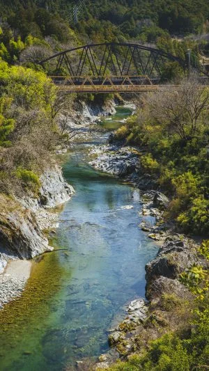 無料スマホ壁紙 奥香肌峡の始まり。AndroidとiPhoneに対応した4K高画質の無料待ち受け画像。三重県松阪市の香肌峡で撮影したフリー写真素材