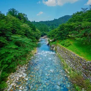 無料スマホ壁紙 奥香肌峡の夏。AndroidとiPhoneに対応した4K高画質の無料待ち受け画像。三重県松阪市の香肌峡で撮影したフリー写真素材