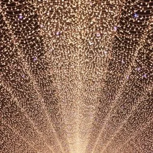 無料スマホ壁紙 光のトンネル（縦サイズ）。AndroidとiPhoneに対応した4K高画質の無料待ち受け画像。三重県桑名市のなばなの里で撮影したフリー写真素材