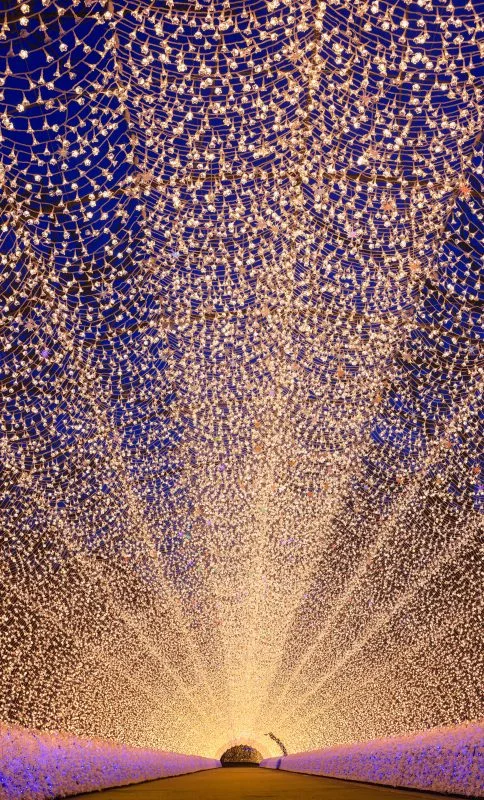 200mの光のトンネル