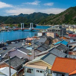 江ノ浦大橋のフリー写真素材