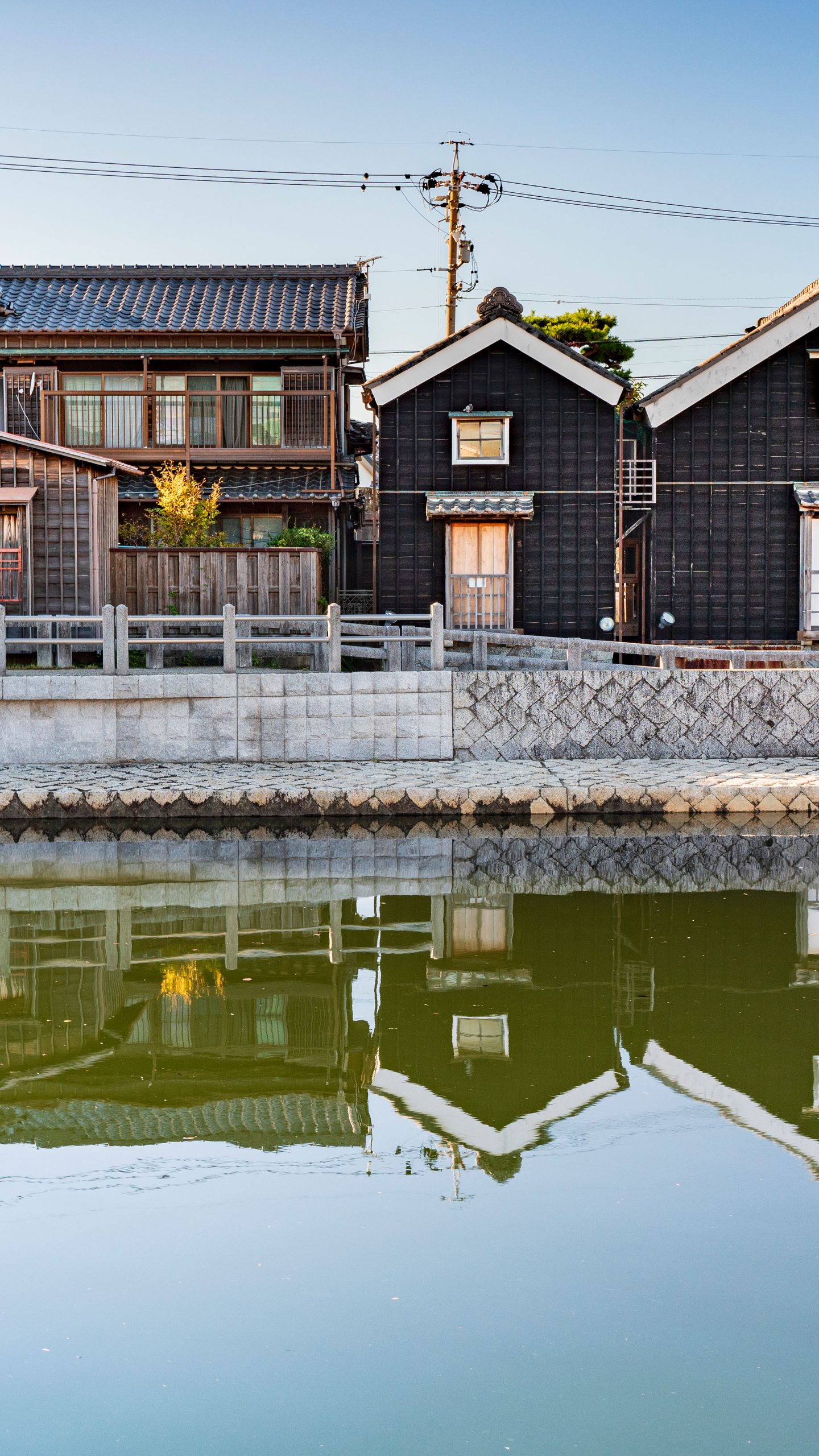 伊勢河崎の河岸(三重県伊勢市)