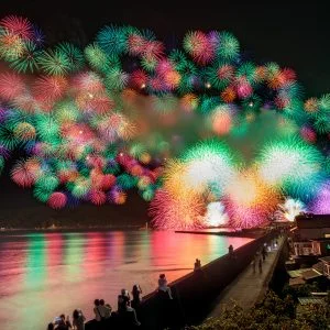 きほく燈籠祭のフリー写真素材