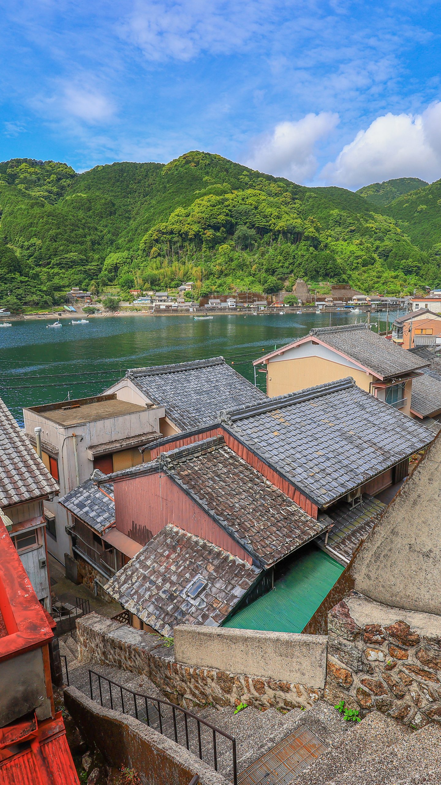 高台からの眺め(三重県熊野市・二木島町)