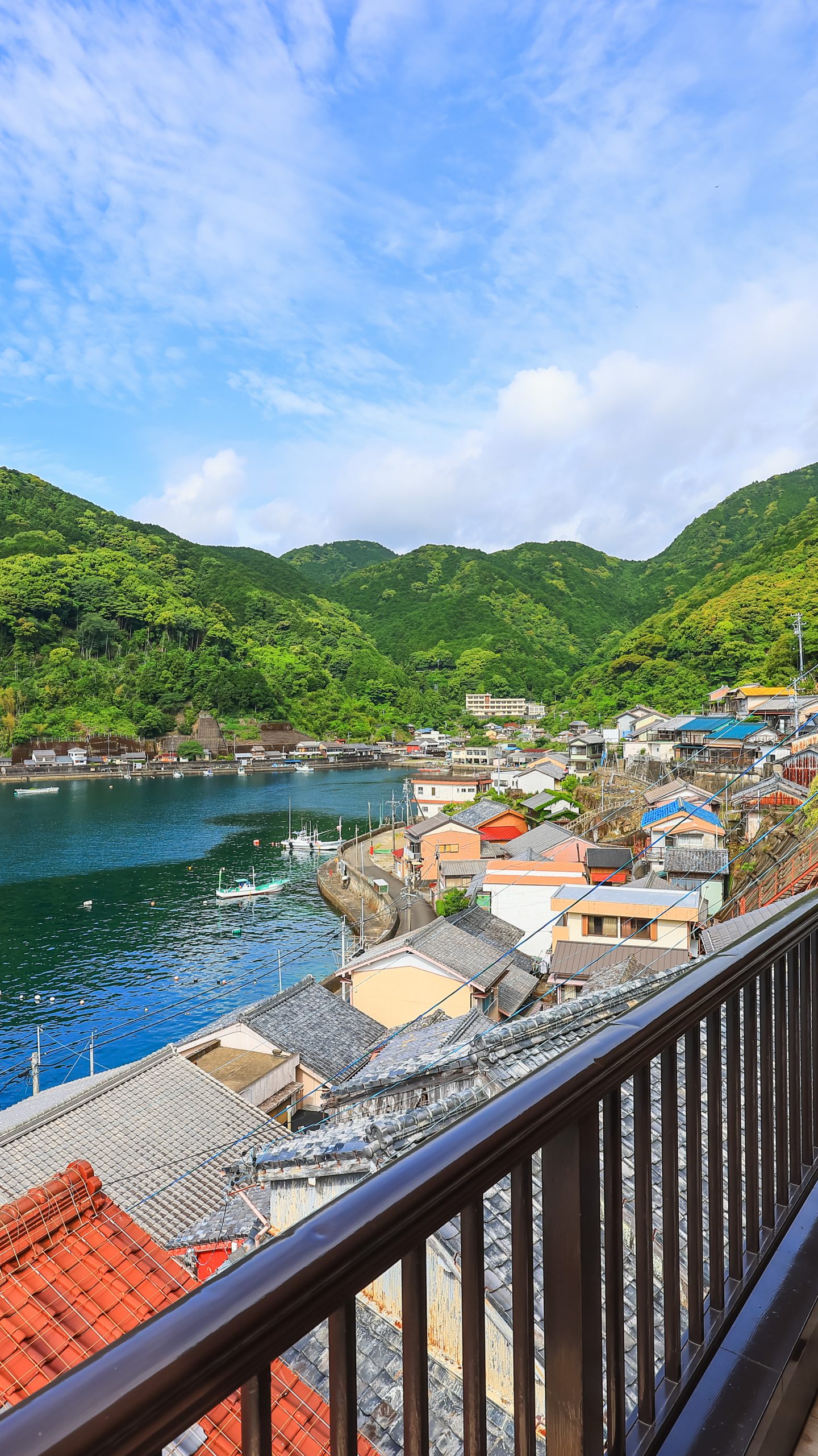 海宿 二木島の2階ベランダからの眺め(三重県熊野市・二木島町)