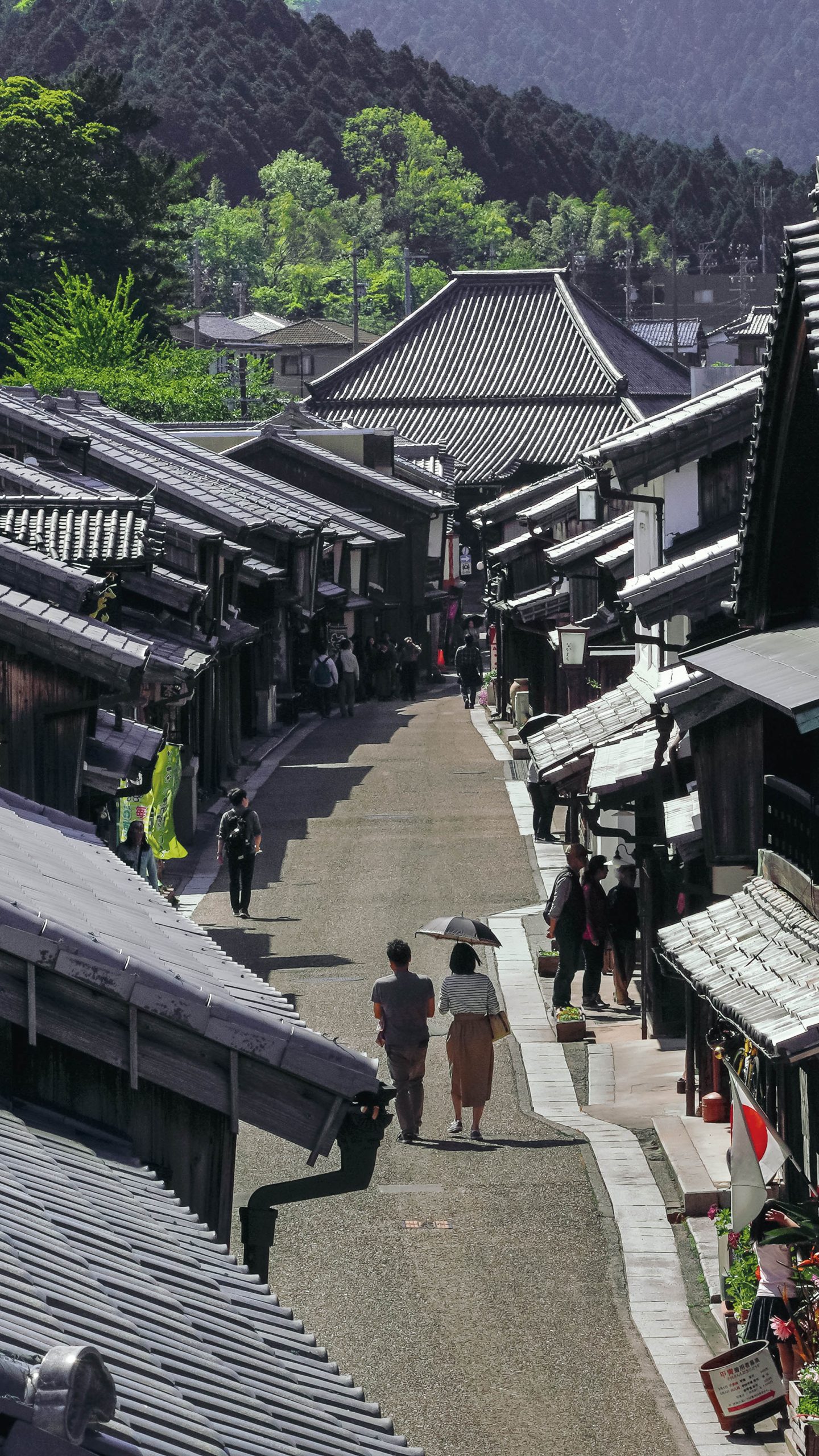 初夏の関宿(三重県亀山市・東海道関宿)