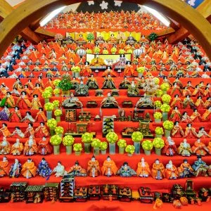 あげきのおひなさんのフリー写真素材