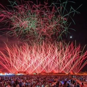 久居花火大会のフリー写真素材