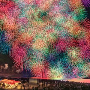 熊野大花火大会のフリー写真素材