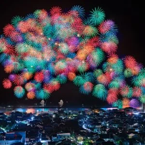 おわせ港まつりのフリー写真素材