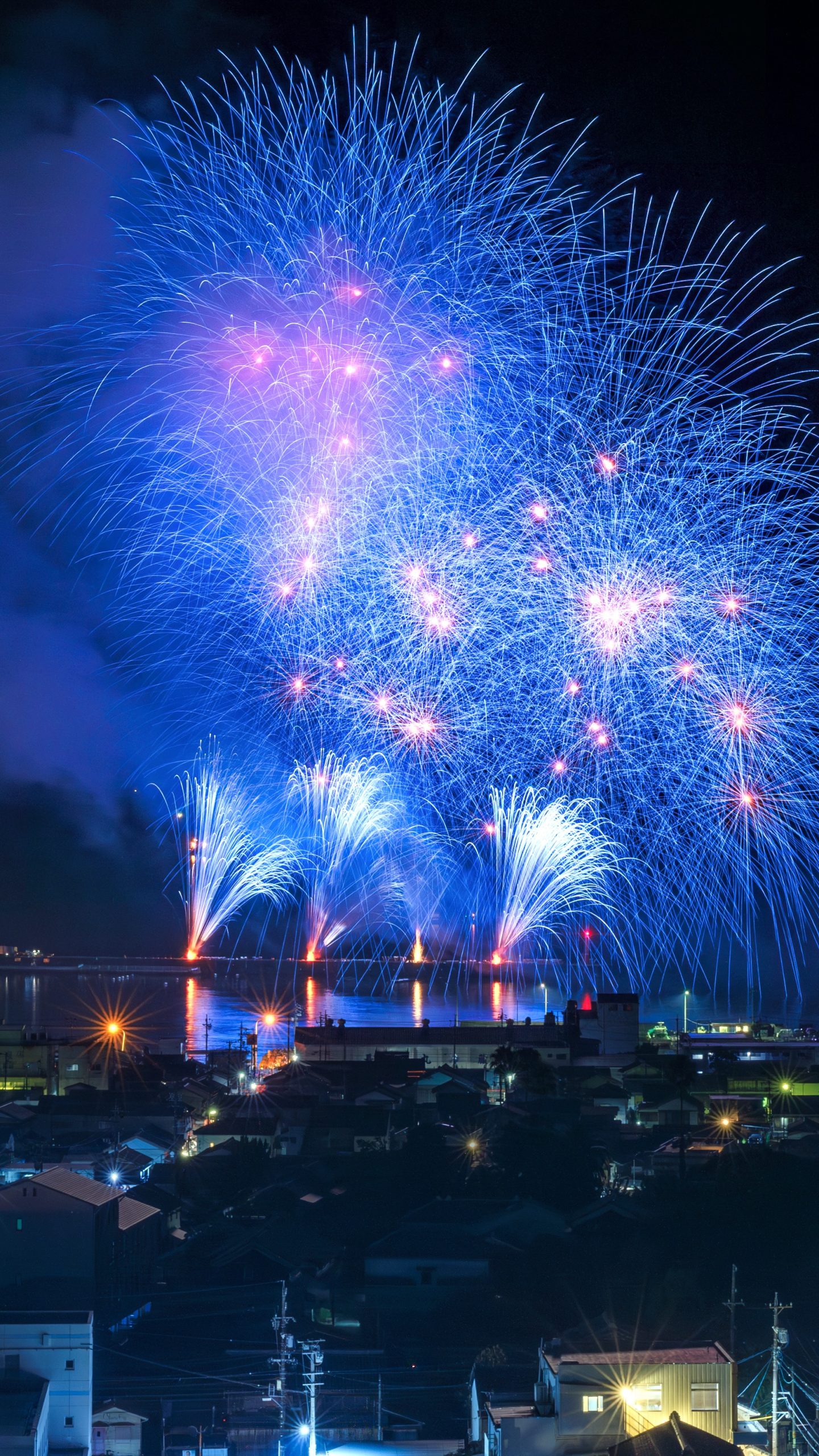 2024年の青千輪(三重県尾鷲市・おわせ港まつり)