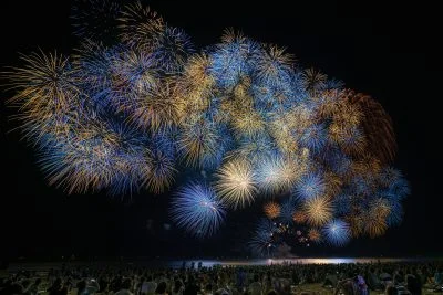 無料壁紙 レモンスカッシュ。PCとデスクトップ壁紙に最適な4K高画質の無料壁紙。三重県津市の津花火大会で撮影したフリー写真素材