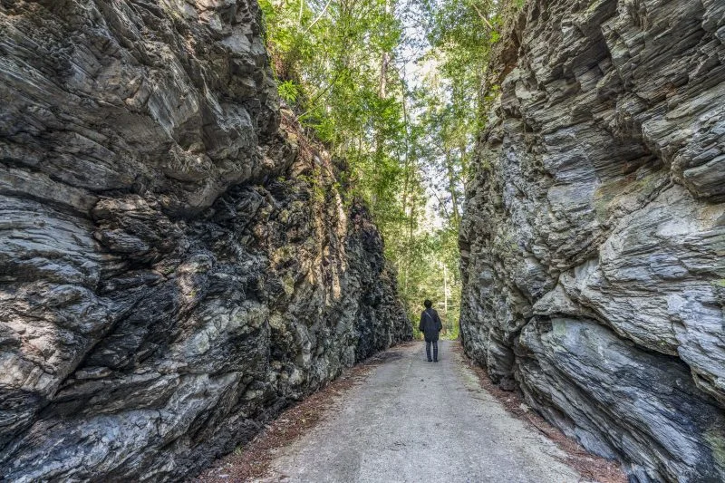 無料壁紙 珍布峠を歩く。PCとデスクトップ壁紙に最適な4K高画質の無料壁紙。三重県松阪市の珍布峠で撮影したフリー写真素材