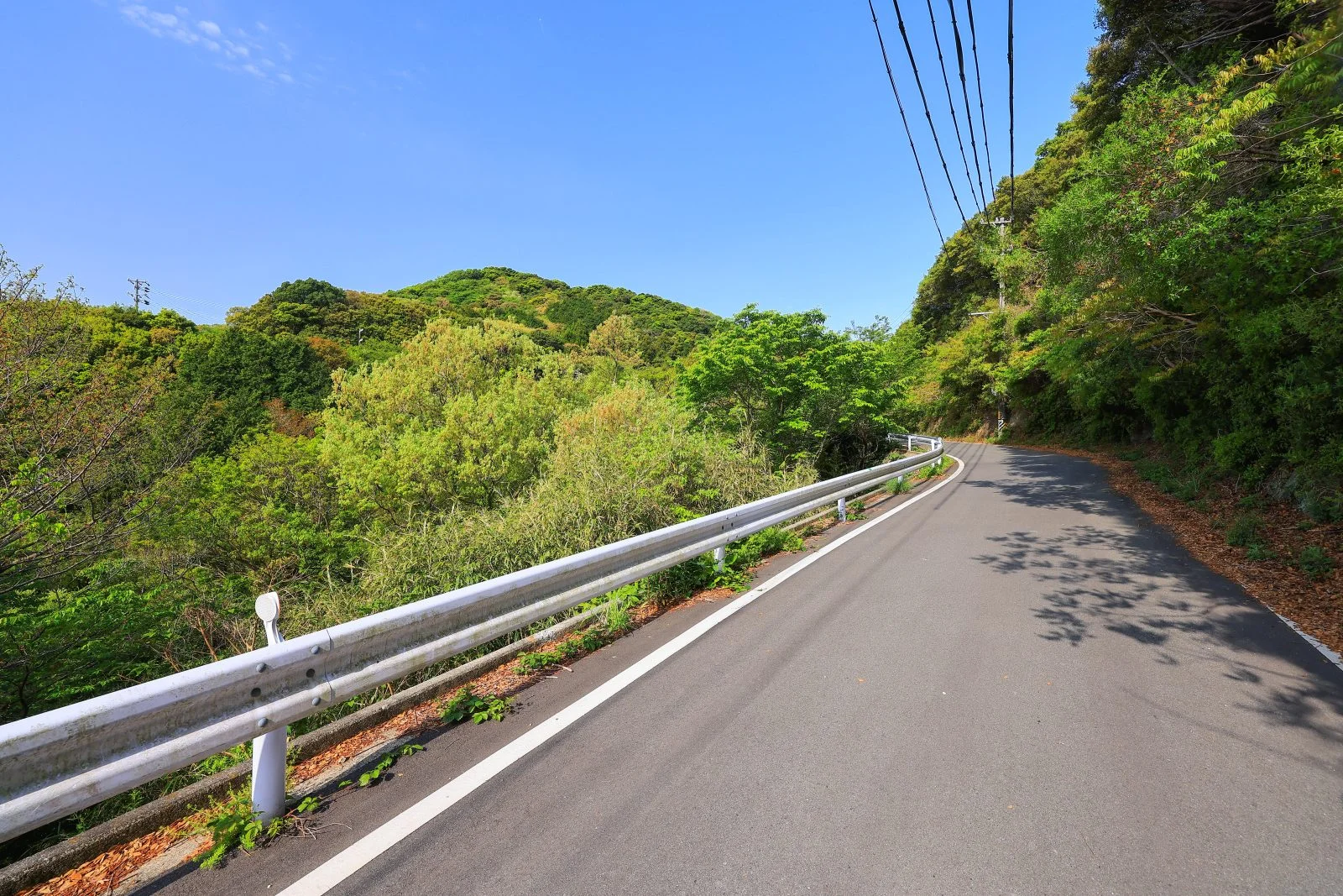 無料壁紙 答志島スカイライン。PCとデスクトップ壁紙に最適な4K高画質の無料壁紙。三重県鳥羽市の答志島で撮影したフリー写真素材