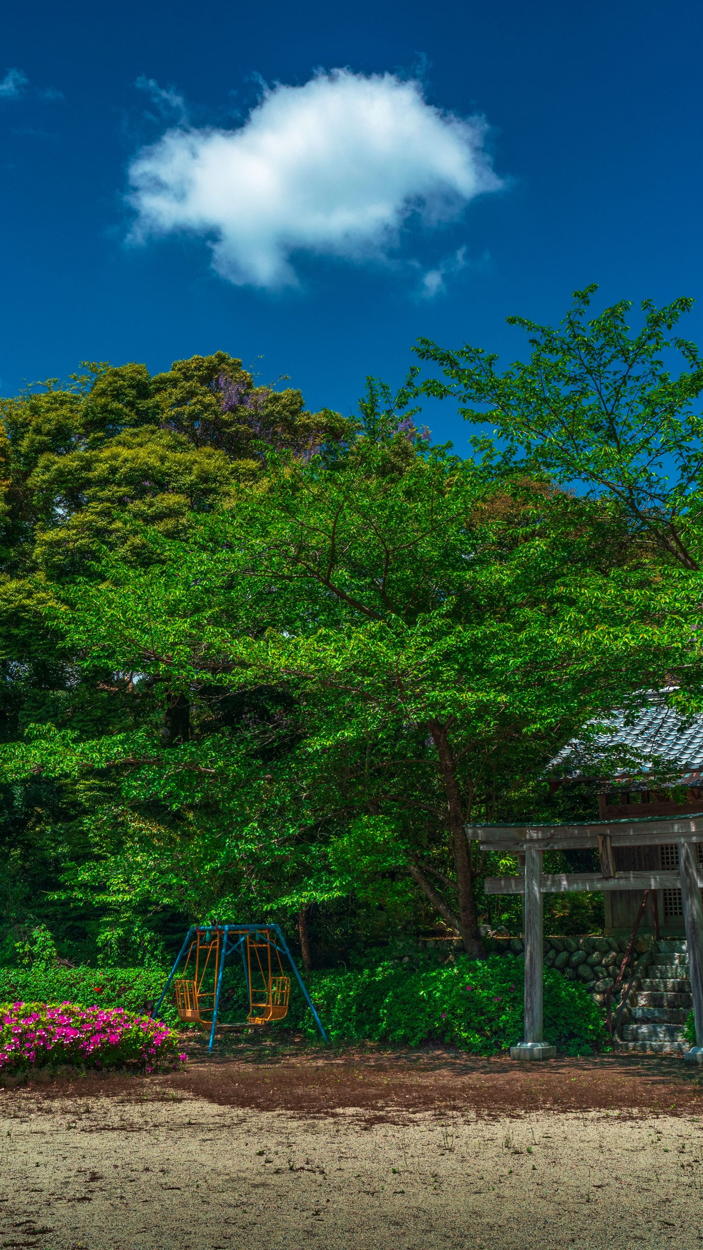 無料壁紙 坂本農村公園。PCとデスクトップ壁紙に最適な4K高画質の無料壁紙。三重県亀山市の坂本の棚田で撮影したフリー写真素材