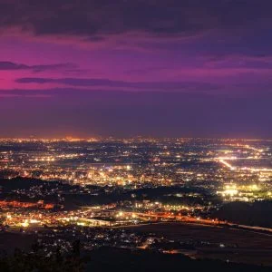 一宇田展望台のフリー写真素材