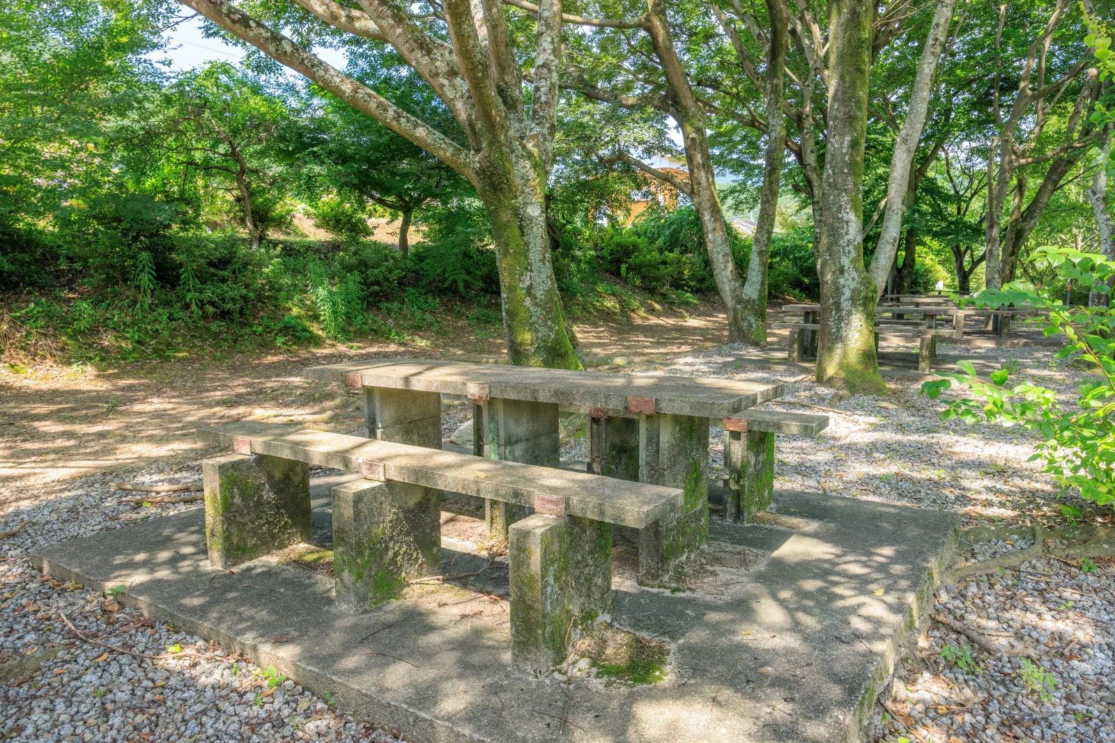 無料壁紙 屋根なしのBBQスペース。PCとデスクトップ壁紙に最適な4K高画質の無料壁紙。三重県津市のリバーパーク真見で撮影したフリー写真素材