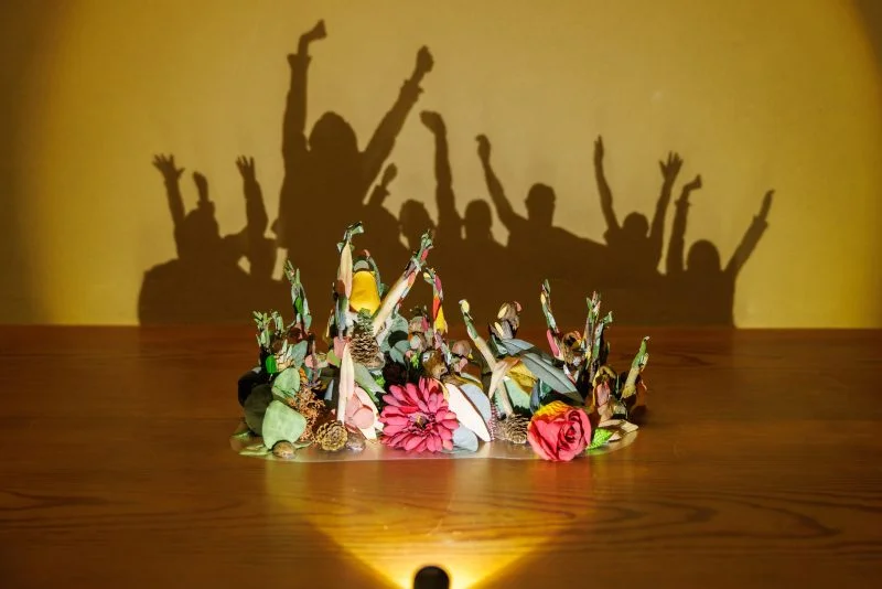 無料壁紙 茶室の影アート。PCとデスクトップ壁紙に最適な4K高画質の無料壁紙。三重県津市のそうぶんの月灯りで撮影したフリー写真素材