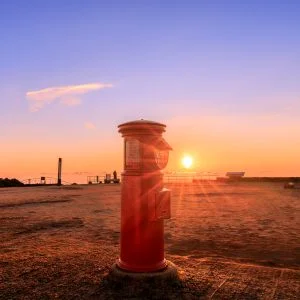 無料壁紙 天空のポストからのご来光。PCとデスクトップ壁紙に最適な4K高画質の無料壁紙。三重県伊勢市の天空のポストで撮影したフリー写真素材