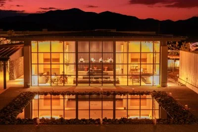 無料壁紙 HOTEL VISONのフロント。PCとデスクトップ壁紙に最適な4K高画質の無料壁紙。三重県多気町のVISONで撮影したフリー写真素材