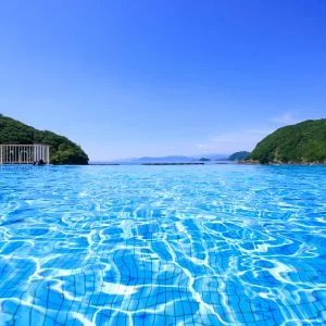 城ノ浜プール＆ビーチのフリー写真素材