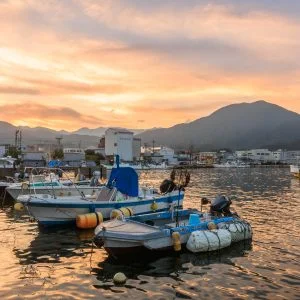 尾鷲港のフリー写真素材