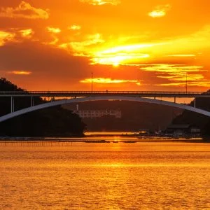 賢島大橋のフリー写真素材