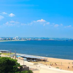 御殿場海岸のフリー写真素材