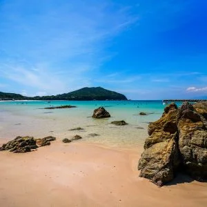 御座白浜海水浴場のフリー写真素材