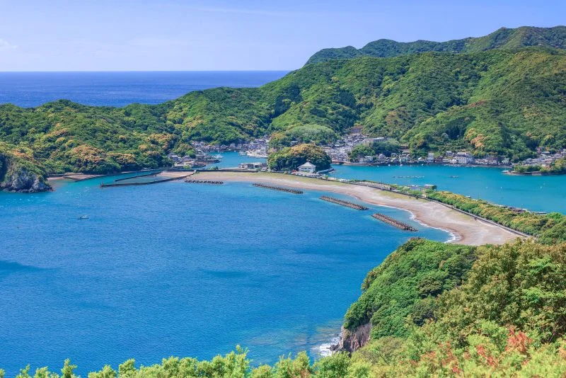 無料壁紙 相賀浦地区。PCとデスクトップ壁紙に最適な4K高画質の無料壁紙。三重県南伊勢町の南海展望台で撮影したフリー写真素材