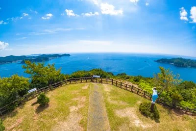 無料壁紙 これぞ伊勢志摩国立公園の絶景。PCとデスクトップ壁紙に最適な4K高画質の無料壁紙。三重県南伊勢町の南海展望台で撮影したフリー写真素材