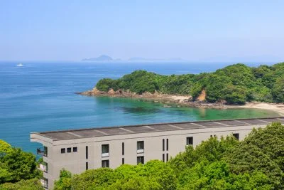 無料壁紙 展望台Aから眺めるTAOYA志摩。PCとデスクトップ壁紙に最適な4K高画質の無料壁紙。三重県鳥羽市のパールロードで撮影したフリー写真素材