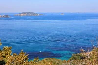 無料壁紙 監的哨の絶景オーシャンビュー。PCとデスクトップ壁紙に最適な4K高画質の無料壁紙。三重県鳥羽市の菅島で撮影したフリー写真素材