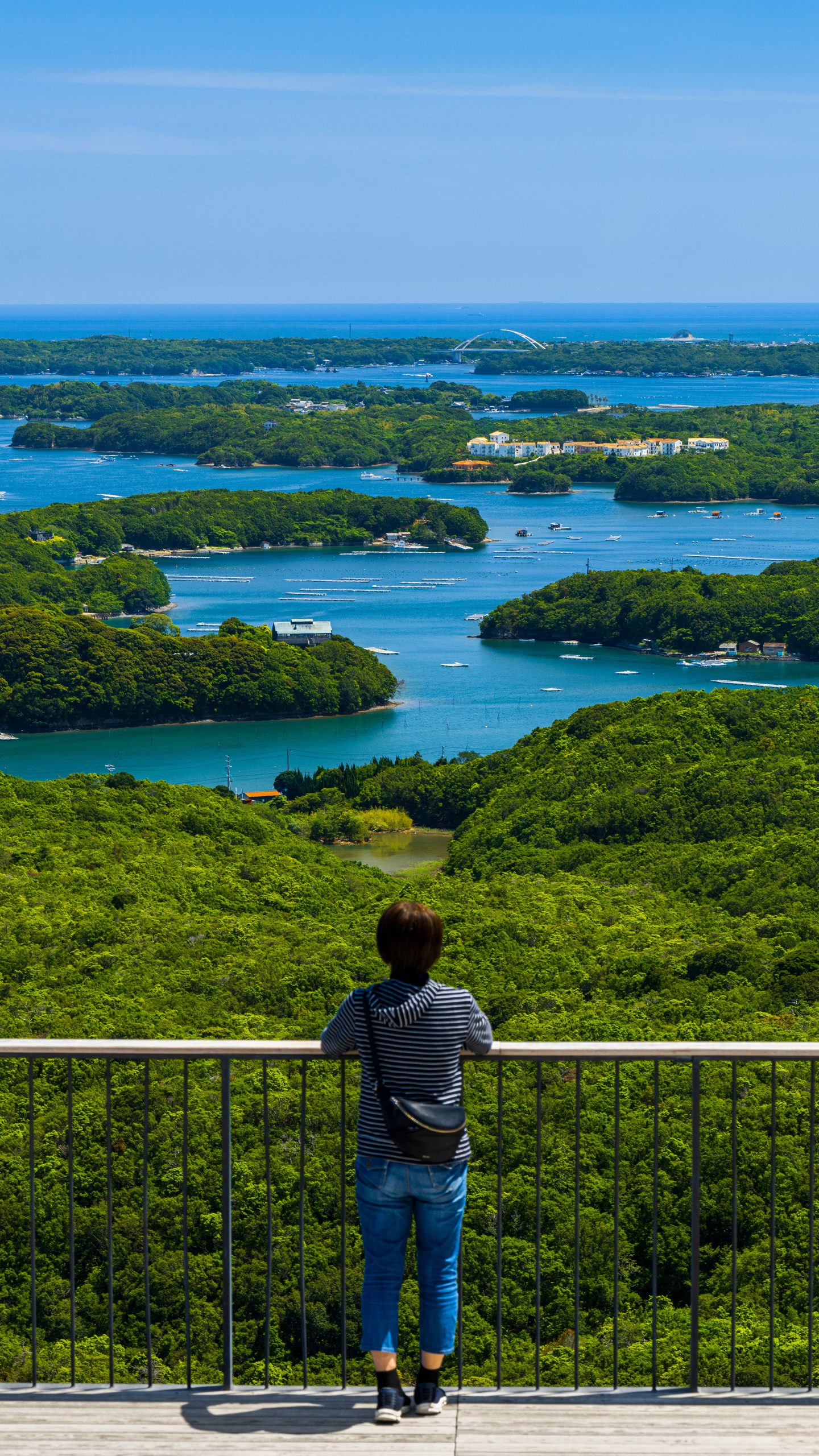 初夏の英虞湾を望む(三重県志摩市・横山展望台)