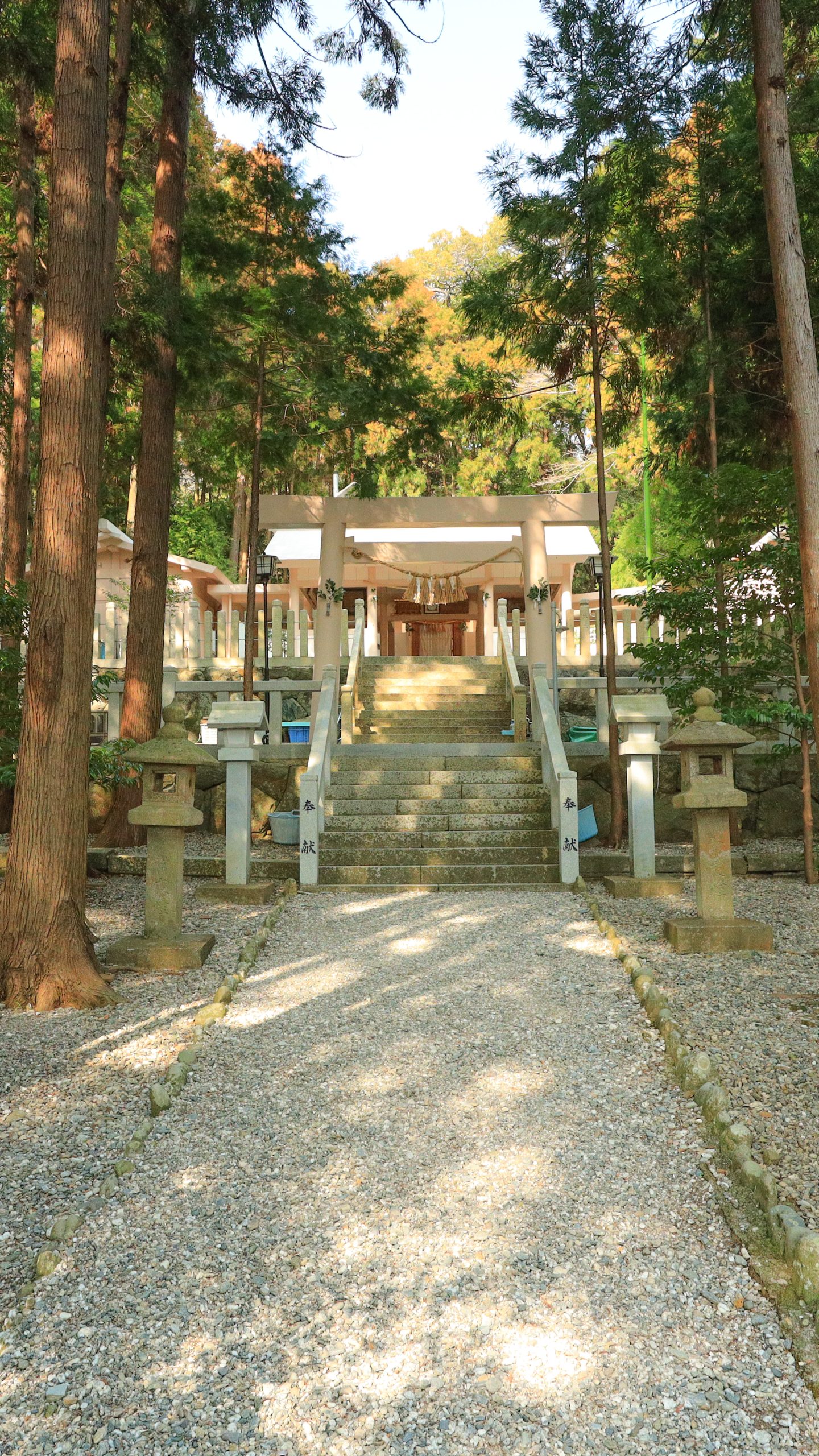無料壁紙 若宮神社の参道。PCとデスクトップ壁紙に最適な4K高画質の無料壁紙。三重県鳥羽市の坂手島で撮影したフリー写真素材