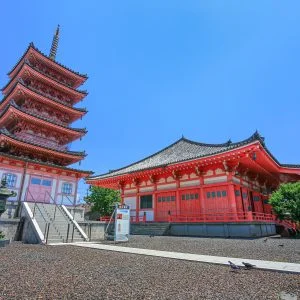 津観音のフリー写真素材