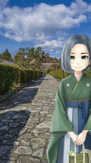 無料スマホ壁紙「一緒に歩こう」