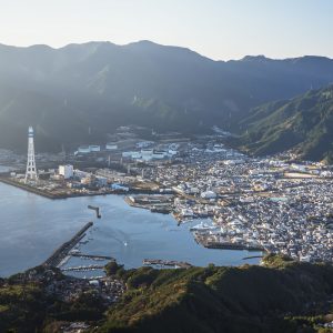 天狗倉山から見る尾鷲