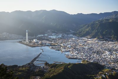 天狗倉山の写真「天狗倉山から見る尾鷲」