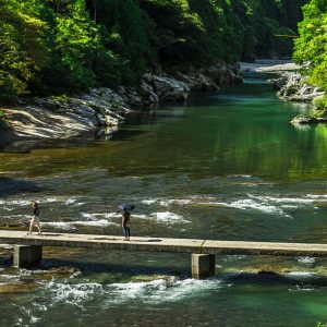 沈下橋を歩く