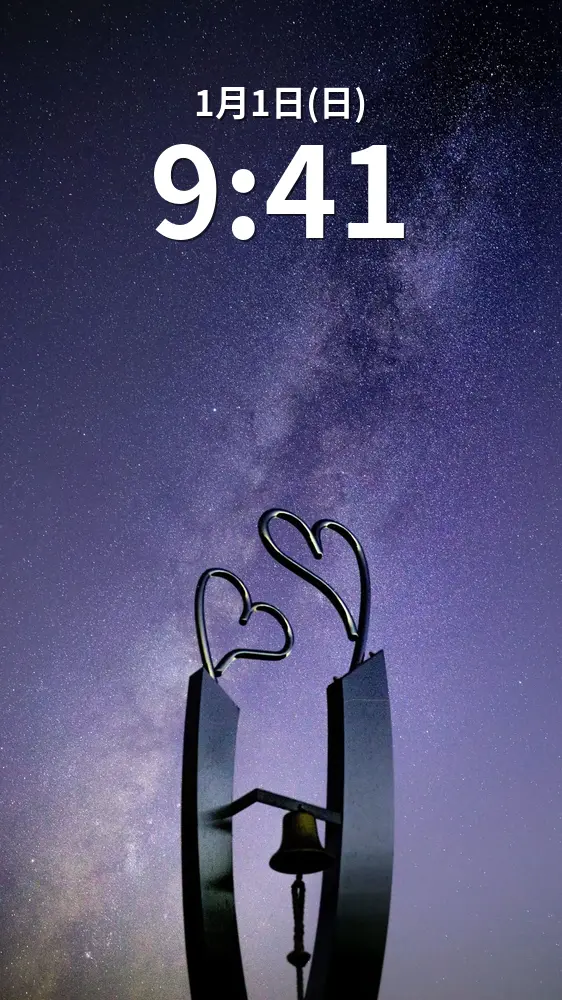 無料スマホ壁紙 夏の天の川。AndroidとiPhoneに対応した4K高画質の無料待ち受け画像。三重県南伊勢町の鵜倉園地で撮影したフリー写真素材