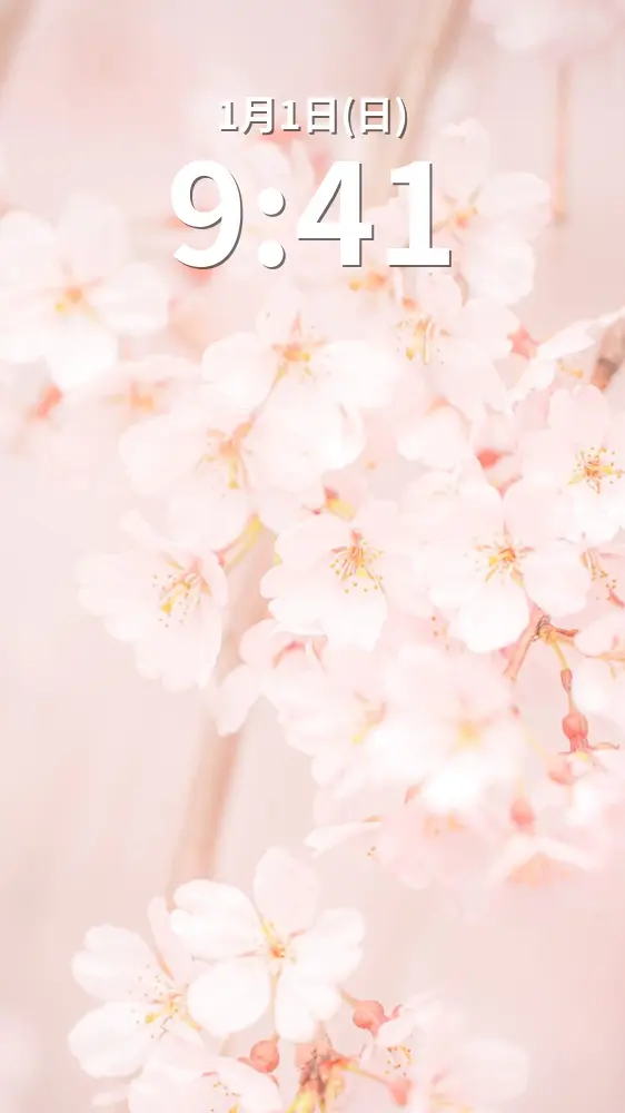 無料スマホ壁紙 樹齢130年の可愛いピンクの桜。AndroidとiPhoneに対応した4K高画質の無料待ち受け画像。三重県大紀町の柏崎支所のしだれ桜で撮影したフリー写真素材