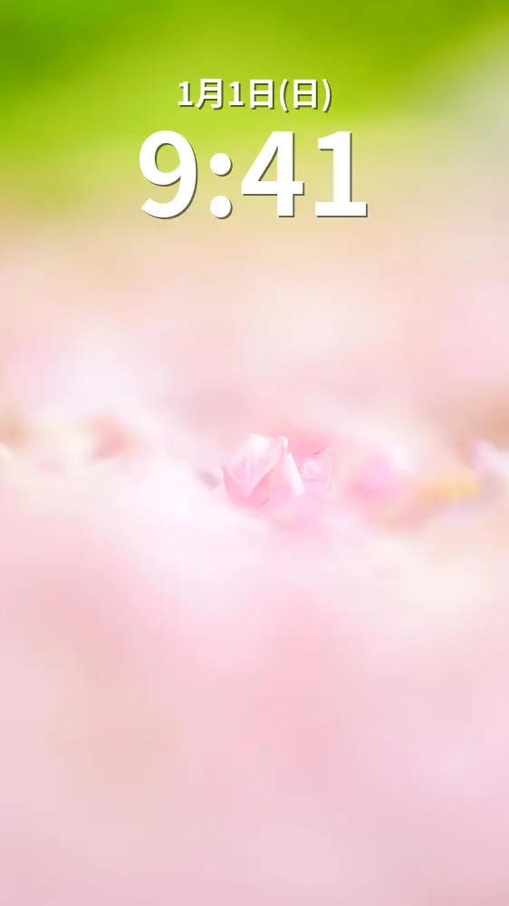 無料スマホ壁紙 ピンクの桜じゅうたん。AndroidとiPhoneに対応した4K高画質の無料待ち受け画像。三重県津市の庄司庵公園の御衣黄で撮影したフリー写真素材