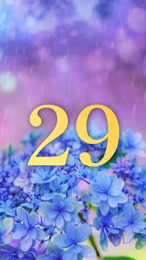梅雨の紫陽花 開運壁紙